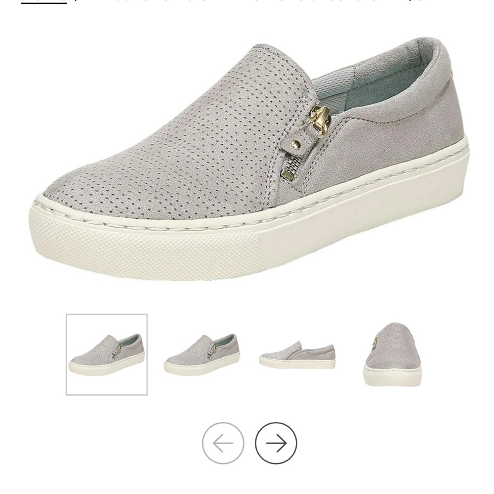 Dr. Scholl's Light Gray Slip-On Sneakers